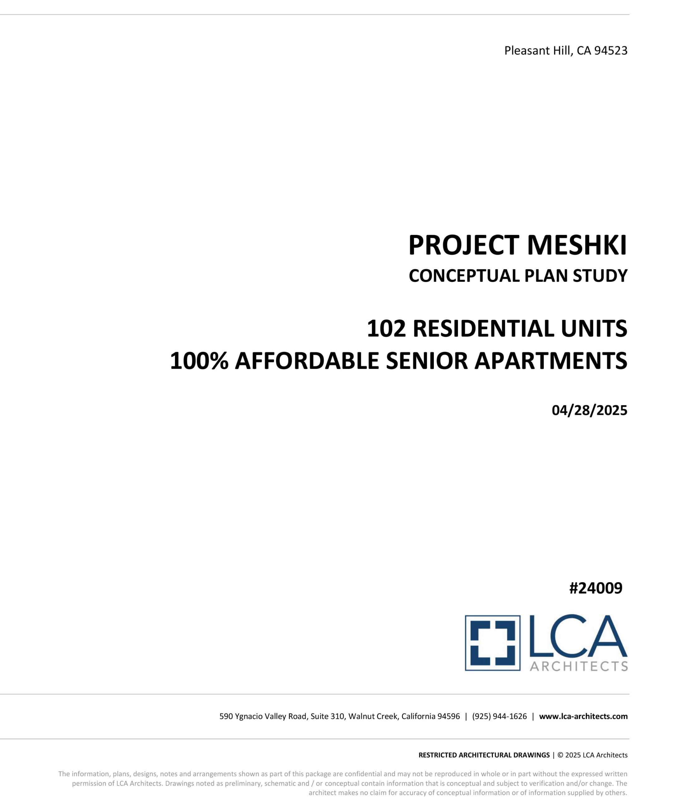 102 Residential Units Conceptual Plan Study 102 Residential Units Conceptual Plan Study